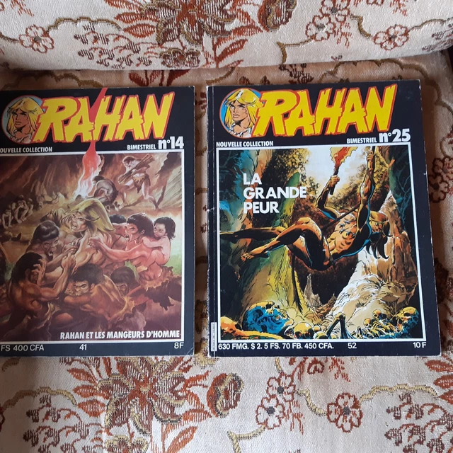 RAHAN (2EME SERIE) ** TOME 14+25 RAHAN ET LES MANGEURS/la grande peur/