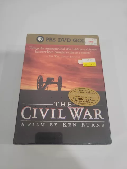 The Civil War.A Film By Ken Burns.PBS DVD GOLD.New The Civil War.A Film By Ken Burns.PBS DVD GOLD.New