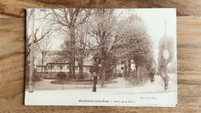 CPA MONTREUIL-SOUS-BOIS (93) - Jardin de la Mairie