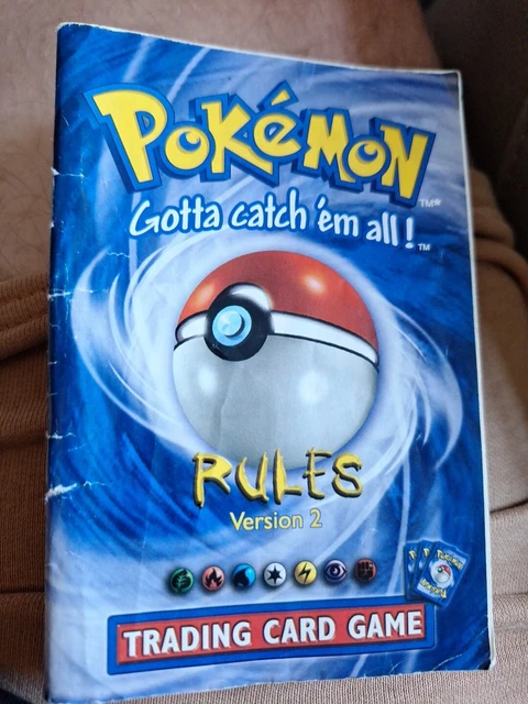 ORIGINAL 90'S POKÉMON Advanced Rulebook Version 2 Trading Card Game TCG ...