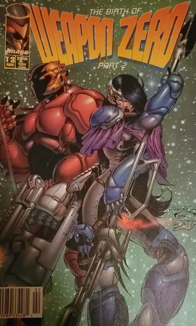 Weapon Zero Vol 1 #T-3 Image Comics The Fourt Issue Newsstand Issue Benitez Batt