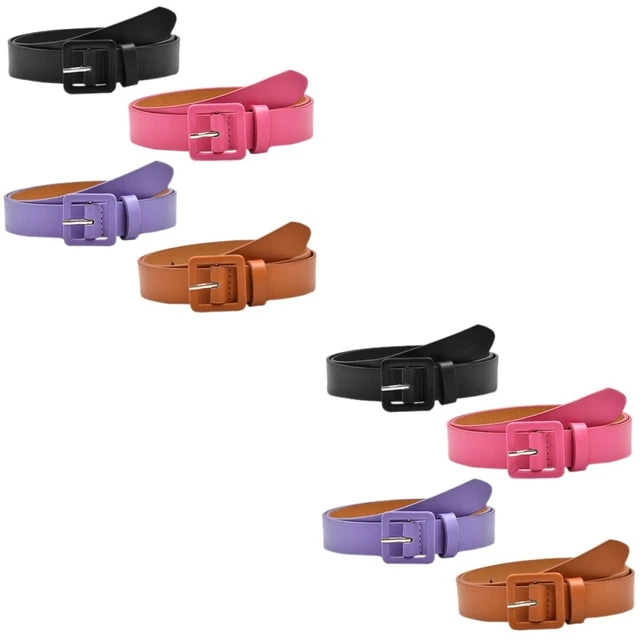 8 pcs Belts All Match Kids Belts Girls Kids Dress Belts