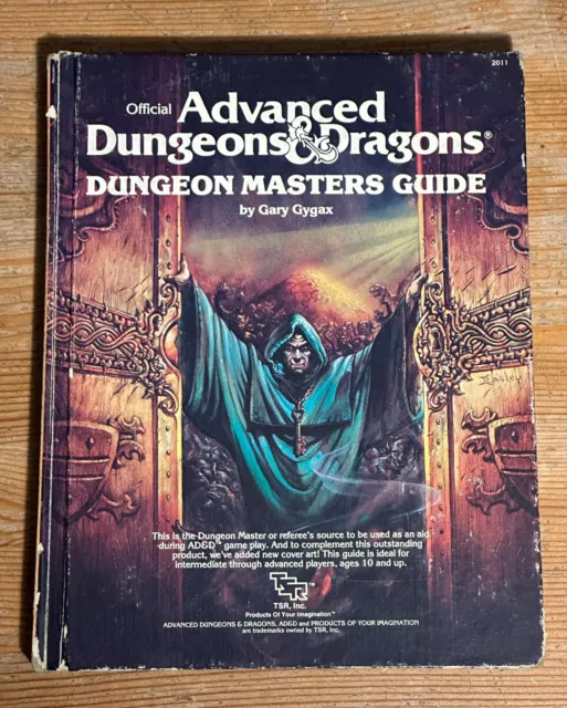 Official AD&D Dungeon Masters Guide TSR RPG 2011 G