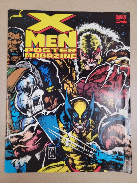 X-Men Poster Magazine Volume 1 # 2 Stan Lee Presents By Marvel Comic