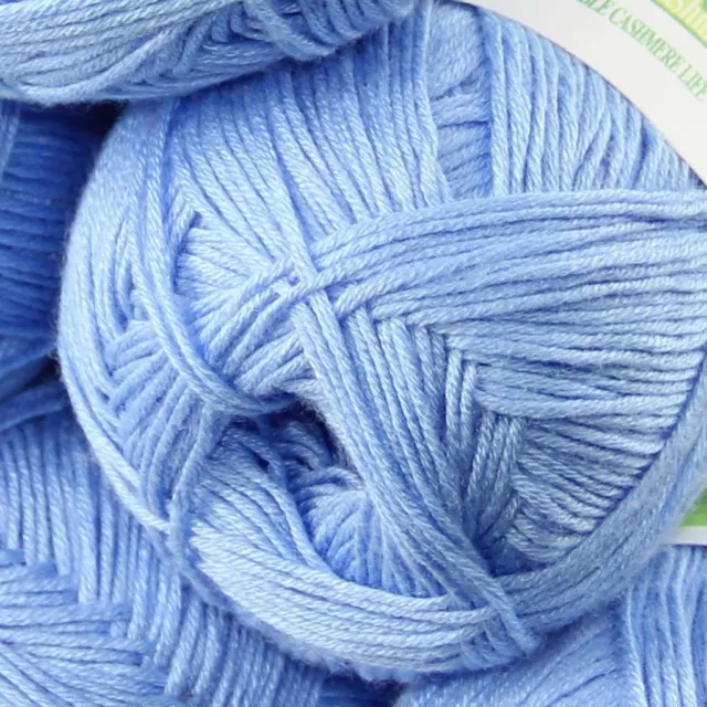 Sale New 1 Ball x50g Super Soft Bamboo Cotton Baby Hand Knitting Crochet Yarn 10