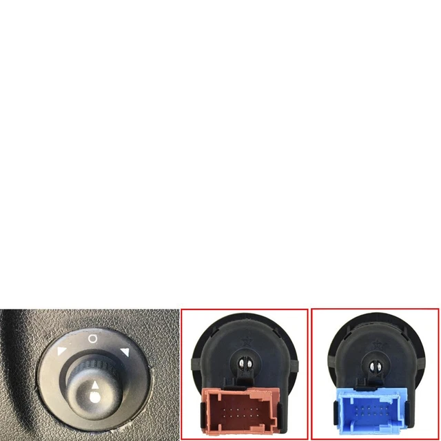 Bouton Réglage Rétroviseurs Citroën/Peugeot - Ref OEM 185526