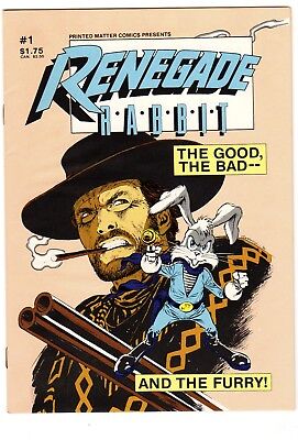 Renegade Rabbit #1 - Dec 1986 - Printed Matter Comics -  F