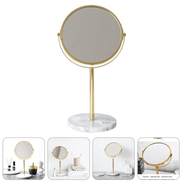 Specchio Ingranditore 30X/1X Bifacciale - Rotazione 360° - Design Retrò Con Supporto Cromato - Foto 9