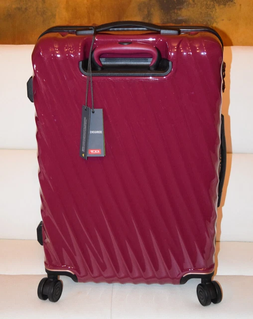 NWT TUMI Short Trip Expandable 4 Wheeled Packing Suitcase Luggage 26" Berry $825 2