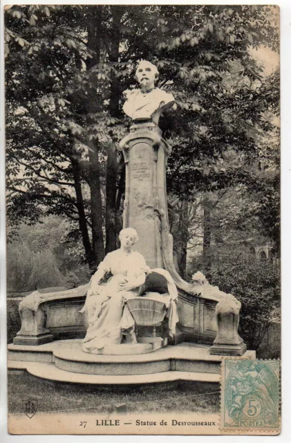 LILLE - North - CPA 59 - The Statue of Bolt