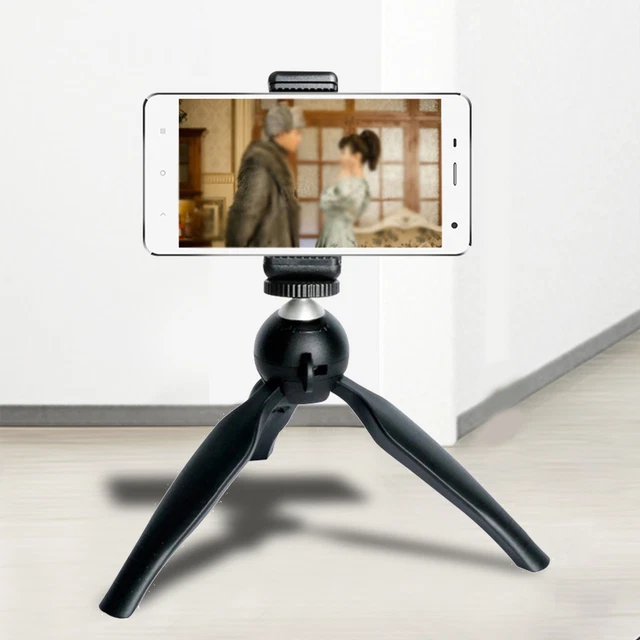 Trípode Resistente al Desgaste Soporte Abrazadera de Teléfono DSLR SLR Trípode Ligero