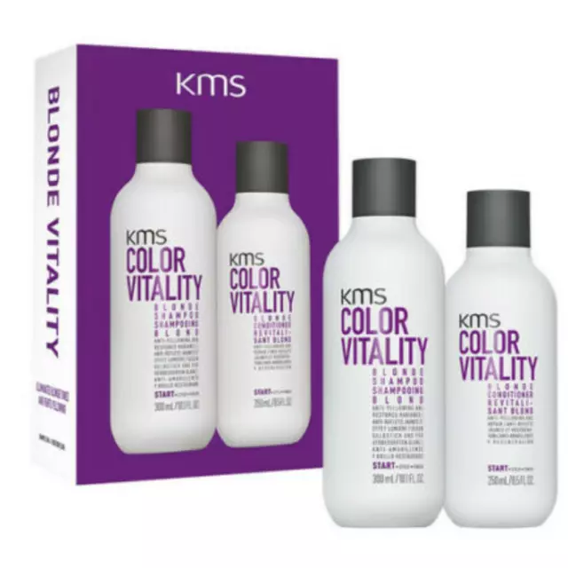 KMS Color Vitality Duo Pack Shampoo/Conditioner Color protection/Return radiance