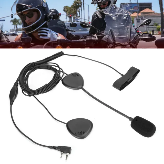 Auriculares de motocicleta casco impermeable auriculares deportivos intercomunicador