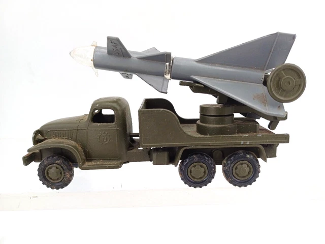 Jouet France Jouet : Camion GMC 6x6 Lance-Missiles, Fabrication Française, Occasion