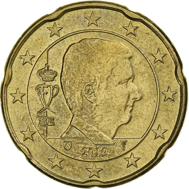 [#1250907] Belgique, Philippe, 20 Euro Cent, 2019, TTB+, Laiton, KM:335