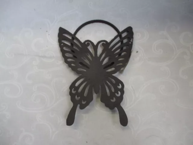 Blumenhalterung - Soporte de Pared para Macetas Hierro Braun Un Mariposa