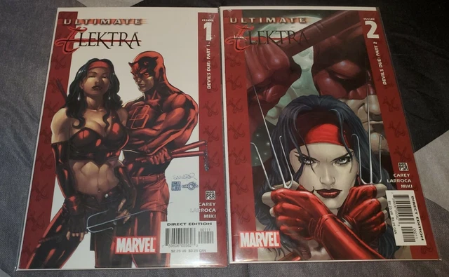 Ultimate Elektra #1, 2, 3, (October 2004, Marvel Comics)