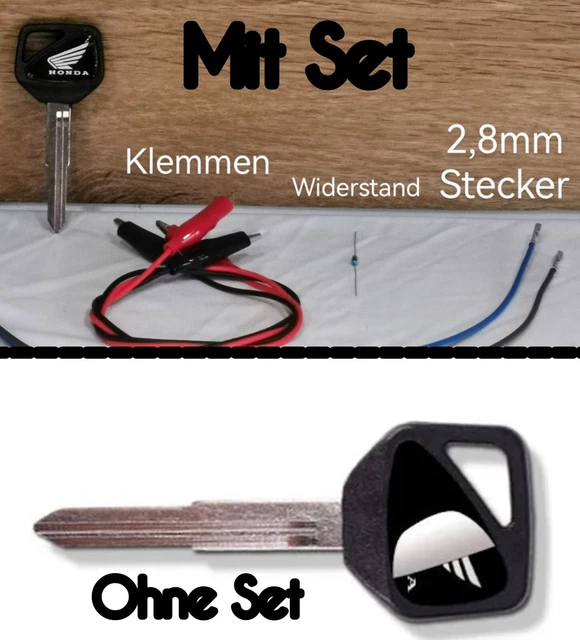 Transponder Module HONDA SCHLÜSSEL MIT Chip und Set Transponder (Wegfahrsperre HISS H.I.S ...