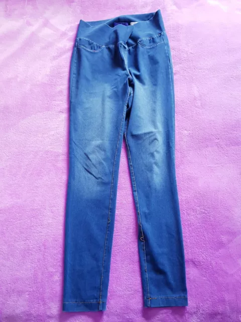 Seraphine maternity Size M mid rise denim super stretchy jeggings - Blue