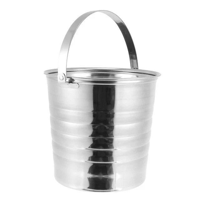 1 pieza cubo de hielo acero inoxidable enfriador de hielo barra enfriador de hielo con pinzas de hielo (plata)