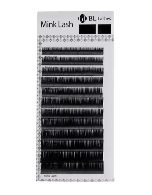 Eyelash Extension Blink BL Lashes Mink C 15, 20 or 25mm x 9 11 13 or 15mm combo