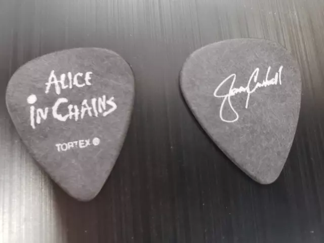 Alice in Chains Jerry Cantrell Signature Black Guitar Pick 2006 Tour