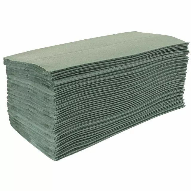 Jantex Z Fold Green Hand Towels 1 Ply