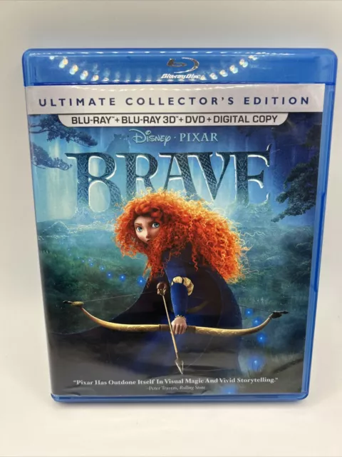 Brave (Blu-ray + 3D + DVD, 2012, 5-Disc Set Ultimate Collector's Edition) Disney