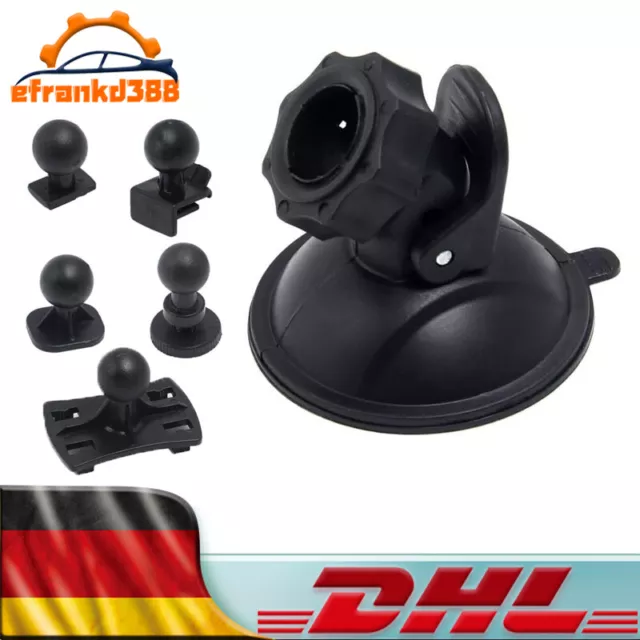 Auto Saugnapf Fuer Dashcam Halterung mit 5 Typen Adapter für GPS Action Kamera