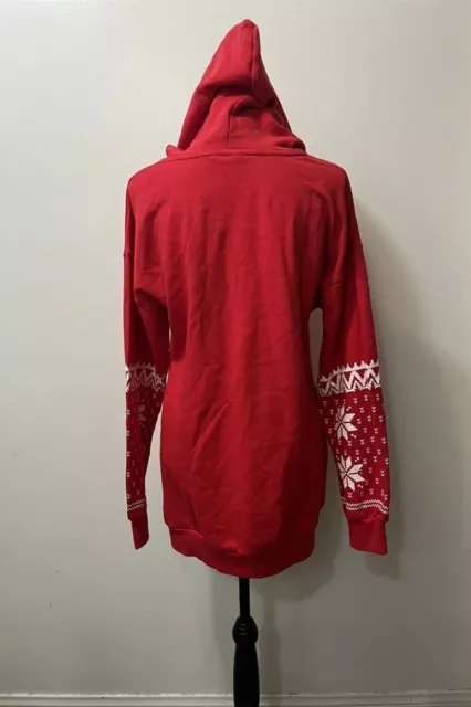 Coca-Cola Brand Hoodie Hooded Red Sweatshirt Size M Medium 3