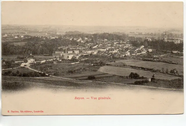 BAYON - Meurthe et Moselle - CPA 54 - vue generale