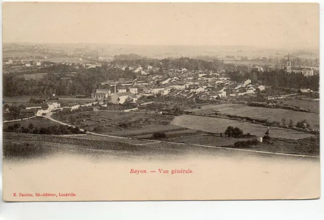 BAYON - Meurthe et Moselle - CPA 54 - vue generale