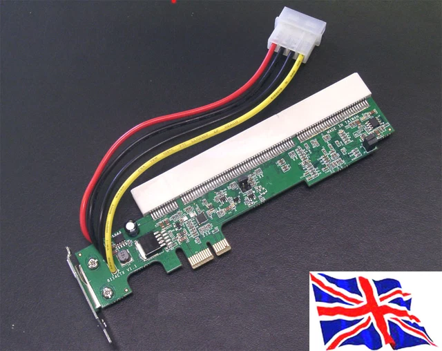 PCI EXPRESS X1 to PCI PCI-X Adapter Card PicClick UK