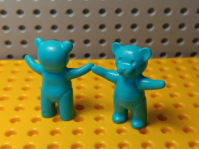 LEGO Teddy Bear XL Large Turquoise Solid Color Scala Belville Figure Height