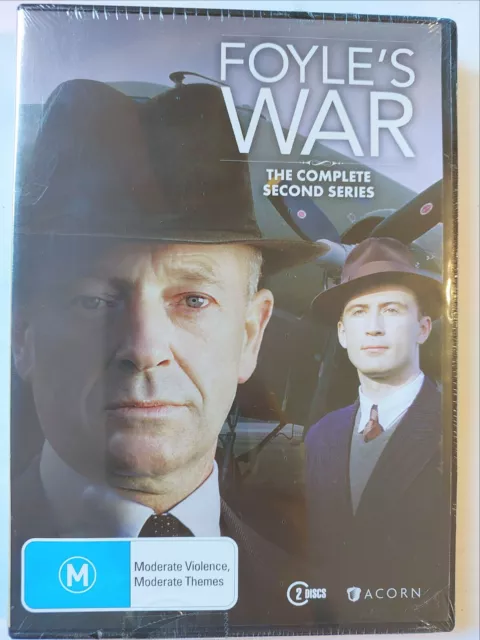 Foyle's War : Series 2 -2 DVD Set- Region 4, Brand New & Sealed, FREE Next Day P