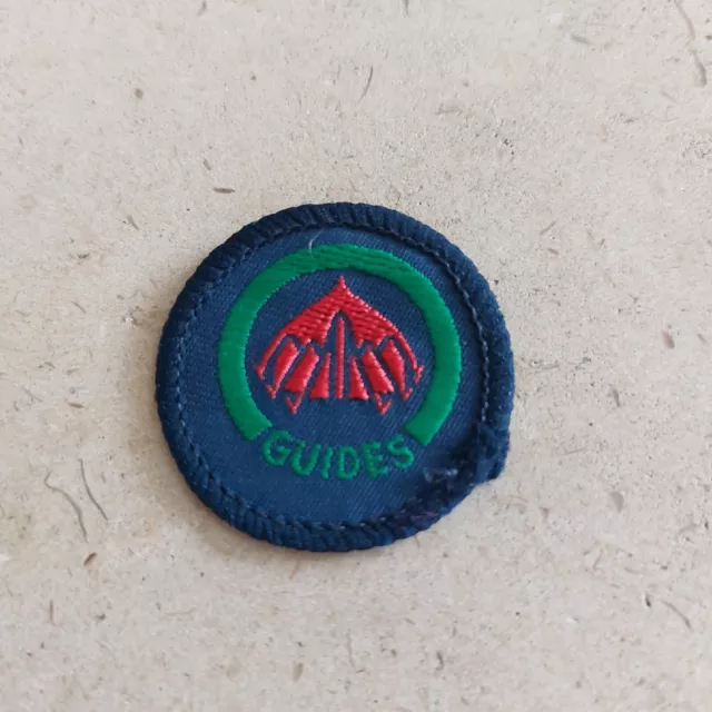 Vintage Girl Guide Badge Patch Girlguiding New Interest Late 90s Camper