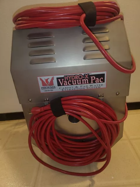 Therma Stor Phoenix Hydro-X Carpet And Pad Extraction Extractor Water VACUUM PAC