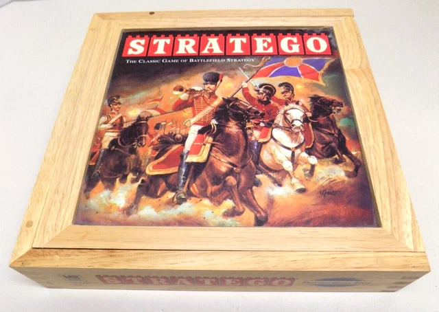MB Stratego Board Game Nostalgia Game Series #40836 - in Wooden Box - Complete