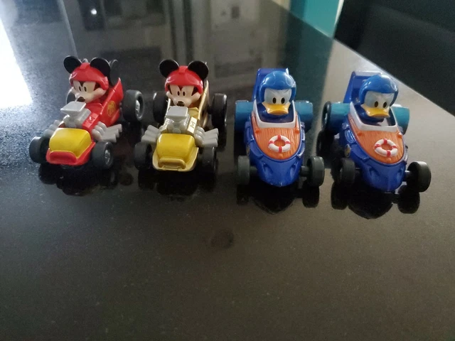 DISNEY JUNIOR MICKEY Mouse and the Roadster Racers Diecast Lot of 4 ...