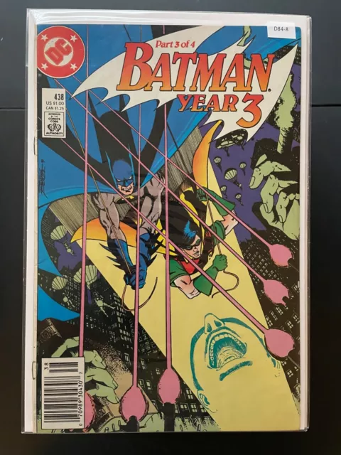Batman Year 3 3 of 4 Newsstand High Grade 7.0 DC Comic Book D84-8