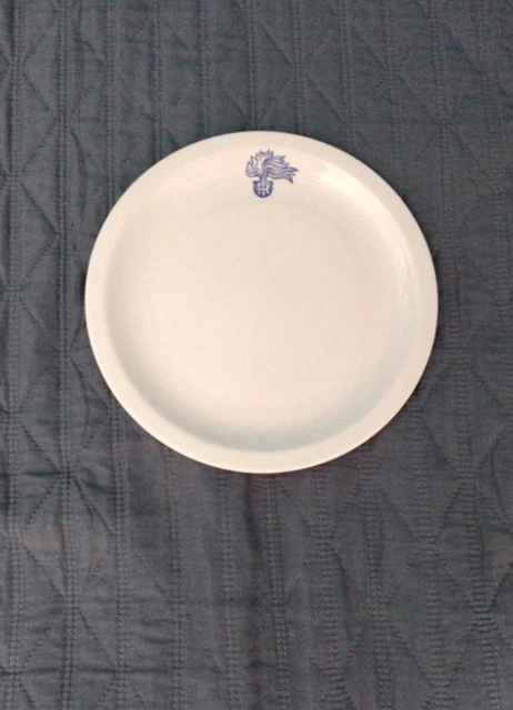 piatto collezione CC militare in porcellana tognani