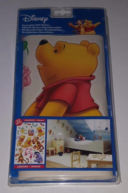 Decofun Disney Winnie the Pooh abnehmbare Wandaufkleber 33 lustige Aufkleber unbenutzt