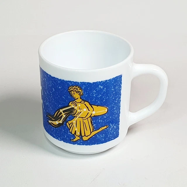 ANCIEN MUG TASSE GÉMEAUX Signe Astrologique du Zodiaque ARCOPAL Mobil Astro EUR 6,00 - FR