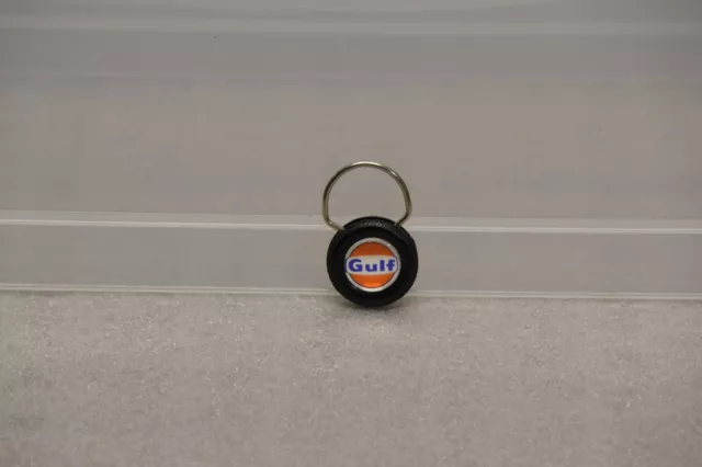 Gulf Oil Tire Key Ring