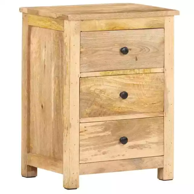 Table de chevet 45x35x60 cm Bois de manguier massif vidaXL