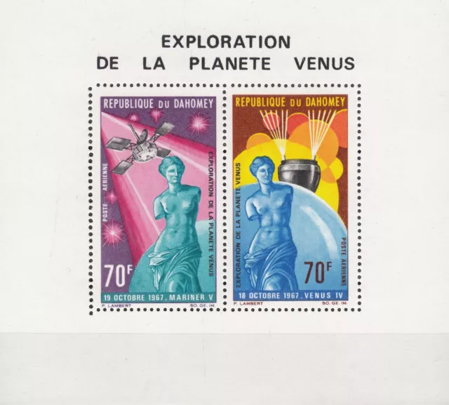 Benin / Dahomey Nr. Block 12** Erforschung des Planeten Venus