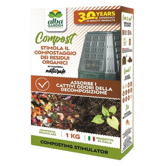 Attivatore Acceleratore di Compostaggio Compostiera per Rifiuti Organici  1 kg