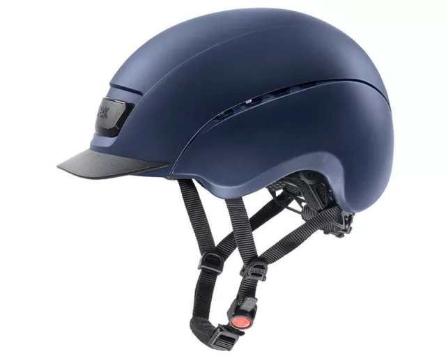 Uvex Erwachsene elexxion Reithelm Sturzhelm Pferdesport Hardshell blau mattblau