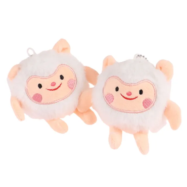 Cute Cartoon Plush Sheep Doll Toys Stuffed Animal Keychain Backpack Pend-ot