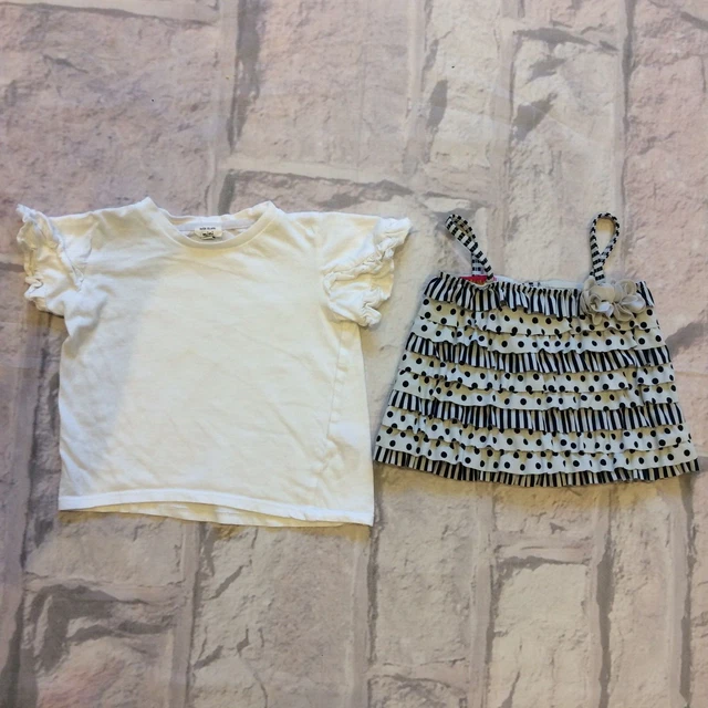 Pacchetto abiti per bambine 12-18 mesi giacca tuta pantaloncini Next TU ecc. 5